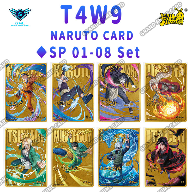 Set - Kayou Naruto Card W6T4 W7T2 W7T4 W8T2 W8T4 W9T2 W9T4 Full Series BP/AR/CR/MR/UR/SSR/SR/R...All Set