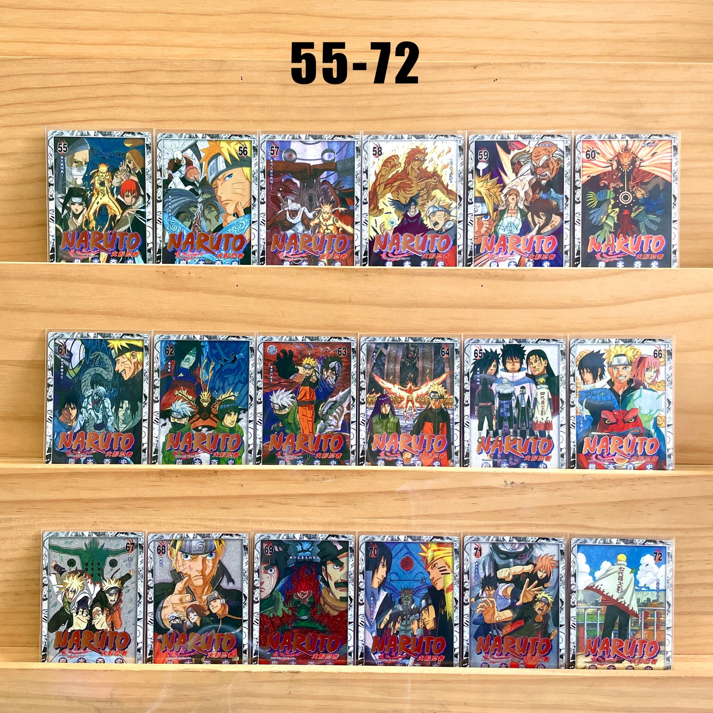 Set-Naruto Card Special Home Made Pokemon / Dragon Ball Collection Card