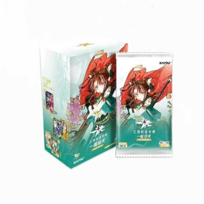 Display - Kayou Genuine Yi Jue Three Kingdoms TCG Battle Booster Box Trading Cards