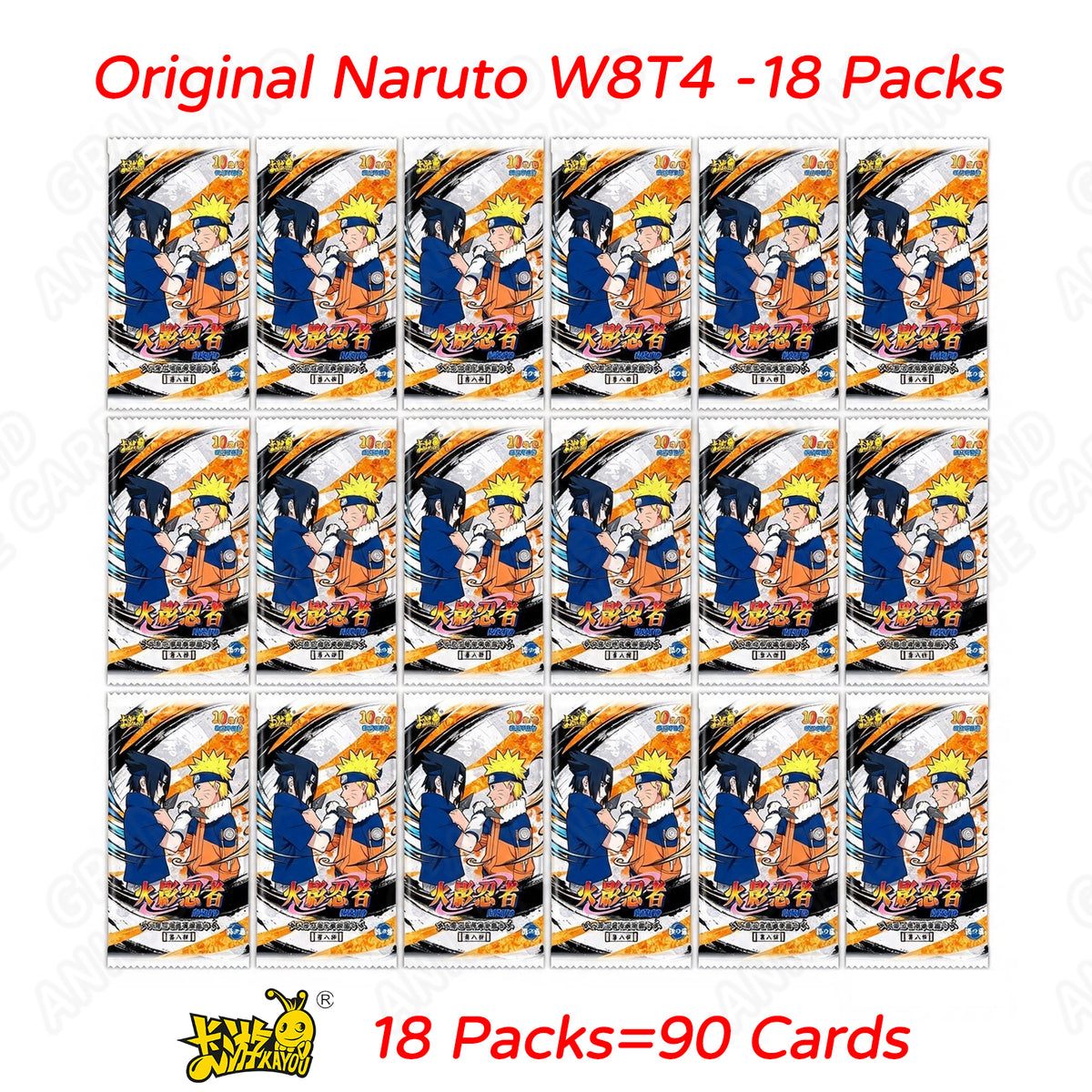 Booster Pack-Kayou Naruto Card Original Box Serial