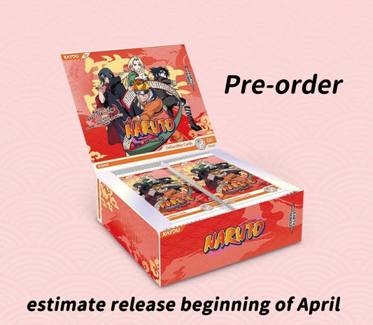 Display-Kayou Naruto Card English Version Original Box Serial