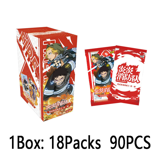 KAYOU Fire Force Card Collection Cards Box Anime Peripherals