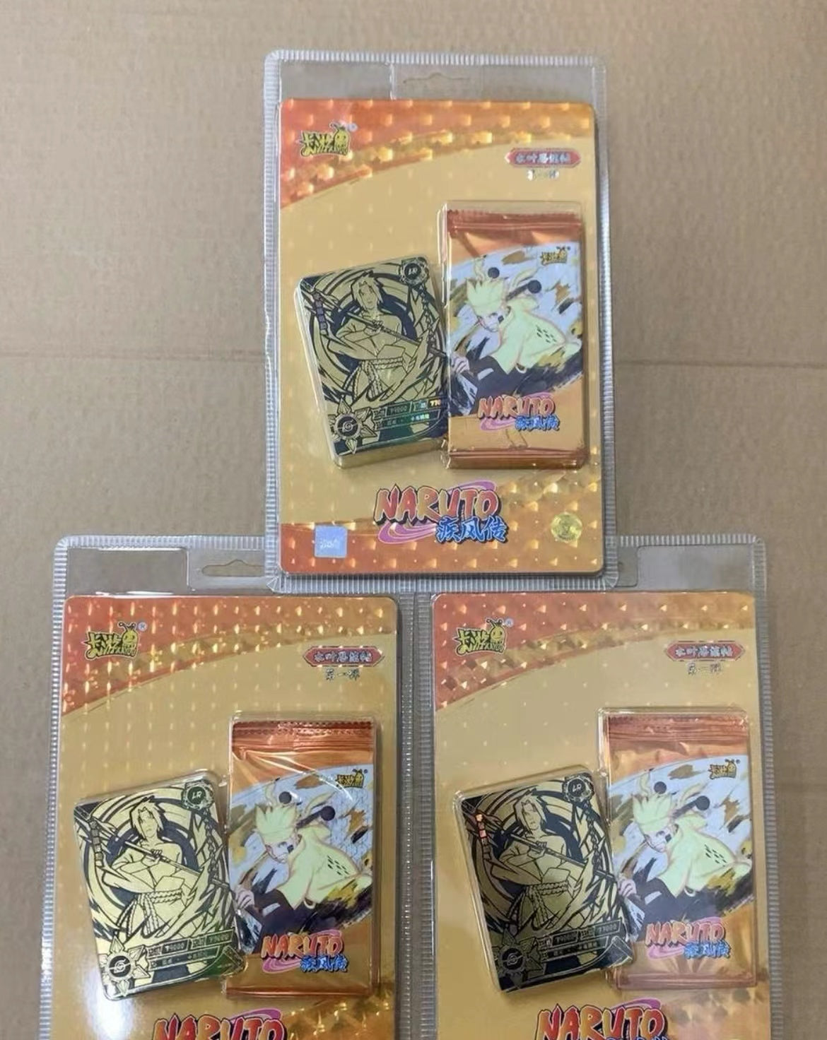 Blister cartes Naruto Shippuden - Pack démarrage Panini